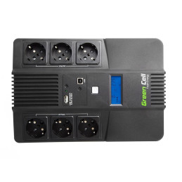 UPS Green Cell AiO z LCD 800VA