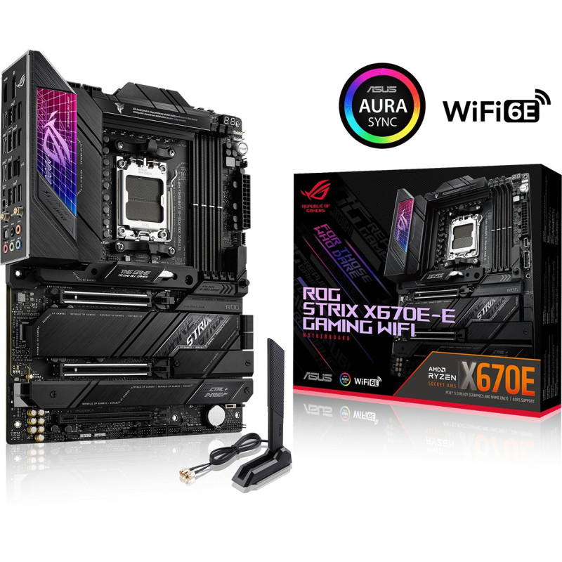 ASUS ROG STRIX X670E-E GAMING WIFI AMD X670 SocketAM5 ATX alaplap