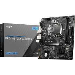 MSI PRO H610M-G DDR4 alaplap Intel H610 LGA 1700 Micro ATX