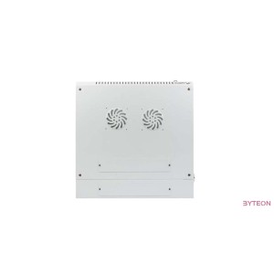 Lanberg wall-mounted double section rack 19'' flat pack 9U/600x600mm grey