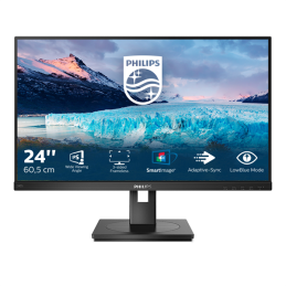 Philips S Line 242S1AE/00 LED display 60,5 cm (23.8") 1920 x 1080 pixelek Full HD Fekete