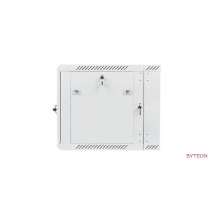 Lanberg wall-mounted double section rack 19'' flat pack 9U/600x600mm grey