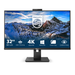 Philips P Line 329P1H/00 LED display 80 cm (31.5") 3840 x 2160 pixelek 4K Ultra HD Fekete