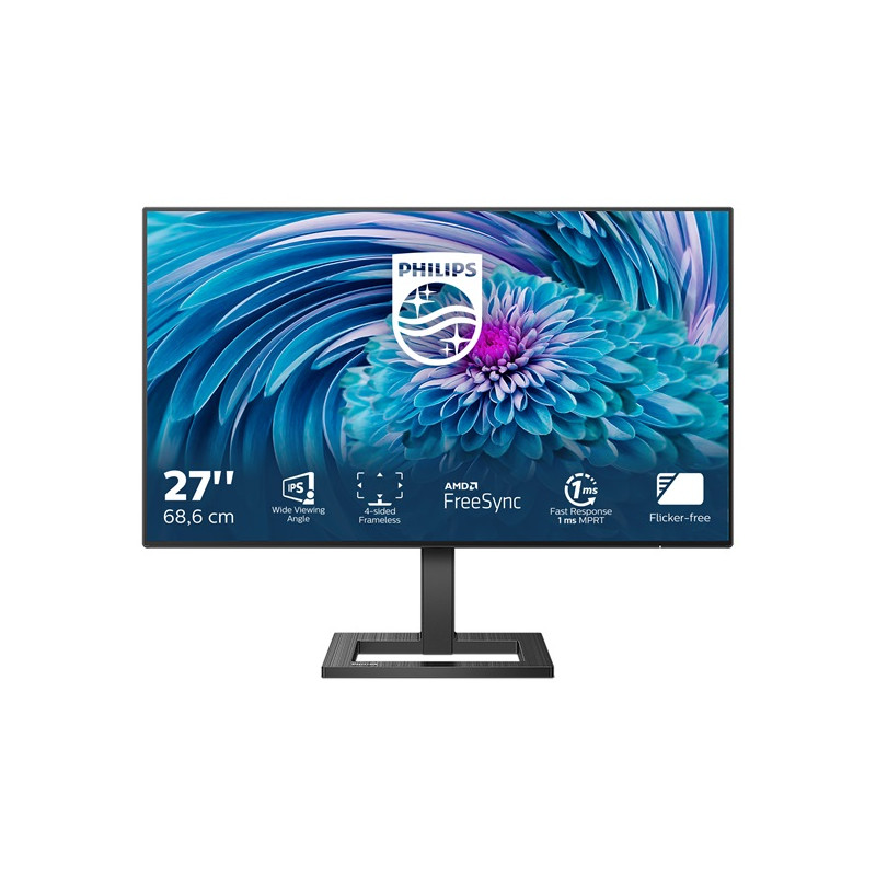 Philips 272E2FA/00 számítógép monitor 68,6 cm (27") 1920 x 1080 pixelek Full HD LCD Fekete