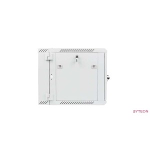 Lanberg wall-mounted double section rack 19'' flat pack 9U/600x600mm grey