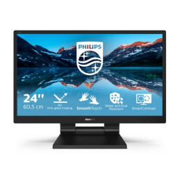 Philips 242B9TL/00 érintőképernyős monitor 60,5 cm (23.8") 1920 x 1080 pixelek Többérintéses Fekete