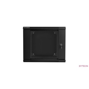 Lanberg wall-mounted double section rack 19'' flat pack 9U/600x600mm black