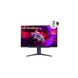 LG 27" 27GR75Q-B (IPS 16:9 2560x1440 165Hz 1ms 350cd HDMIx2 DP HDR10 sRGB99%, Pivot) GAMER monitor