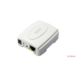 Digitus Fast Ethernet nyomtató szerver,USB, 1 x port