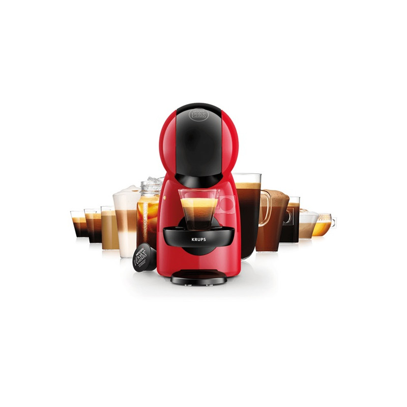 Krups KP1A3510A Piccolo XS Nescafé Dolce Gusto kapszulás kávéfőző piros