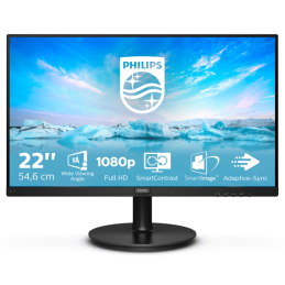 Mon Philips 21,5" 2221V8A/00- VA LCD W-LED