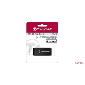Transcend card reader USB 3.1 Gen 1 SD/microSD, black