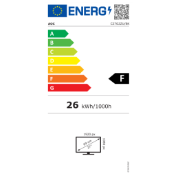 AOC C27G2ZU/BK
