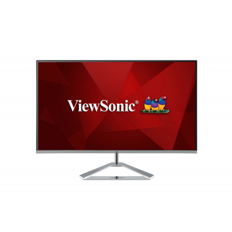 Viewsonic VX Series VX2476-SMH LED display 60,5 cm (23.8") 1920 x 1080 pixelek Full HD Fekete, Ezüst