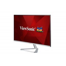 Viewsonic VX Series VX2476-SMH LED display 60,5 cm (23.8") 1920 x 1080 pixelek Full HD Fekete, Ezüst