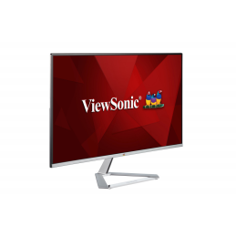 Viewsonic VX Series VX2476-SMH LED display 60,5 cm (23.8") 1920 x 1080 pixelek Full HD Fekete, Ezüst