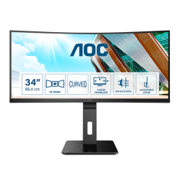 AOC P2 CU34P2A LED display 86,4 cm (34") 3440 x 1440 pixelek Quad HD Fekete