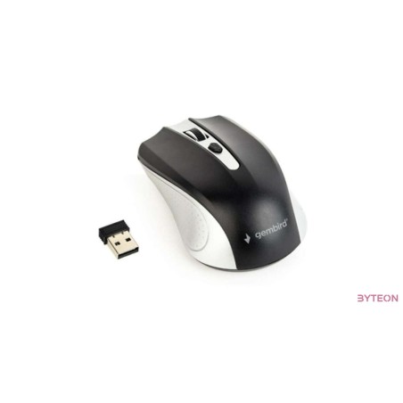 Gembird Wireless optical mouse MUSW-4B-04, 1600 DPI, nano USB, black
