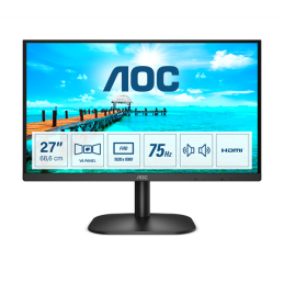 AOC B2 27B2AM LED display 68,6 cm (27") 19220 x 1080 pixelek Full HD Fekete