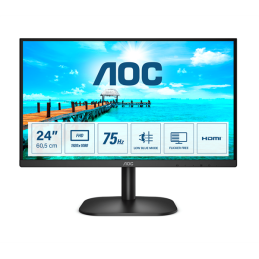 AOC B2 24B2XHM2 számítógép monitor 60,5 cm (23.8") 1920 x 1080 pixelek Full HD LCD Fekete