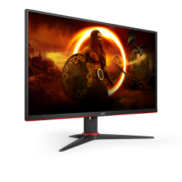 AOC 24G2SAE/BK számítógép monitor 60,5 cm (23.8") 1920 x 1080 pixelek Full HD Fekete, Vörös