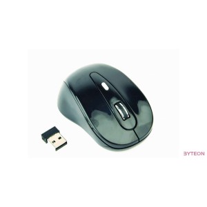 Gembird Wireless optical mouse MUSW-6B-01, 1600 DPI, nano USB, black