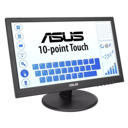 ASUS VT168HR 39,6 cm (15.6") 1366 x 768 pixelek Többérintéses Fekete