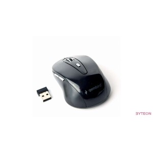Gembird Wireless optical mouse MUSW-6B-01, 1600 DPI, nano USB, black