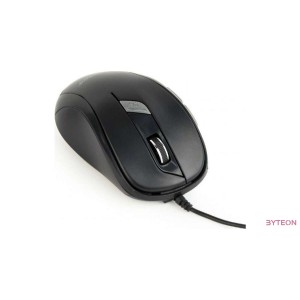 Gembird optical mouse MUS-6B-01, 1600 DPI, USB, Black, 1.35m cable length
