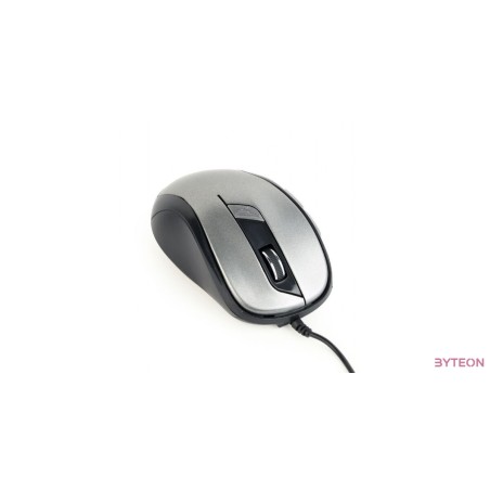 Gembird optical mouse MUS-6B-01-BG, 1600 DPI, USB, Black/spacegrey