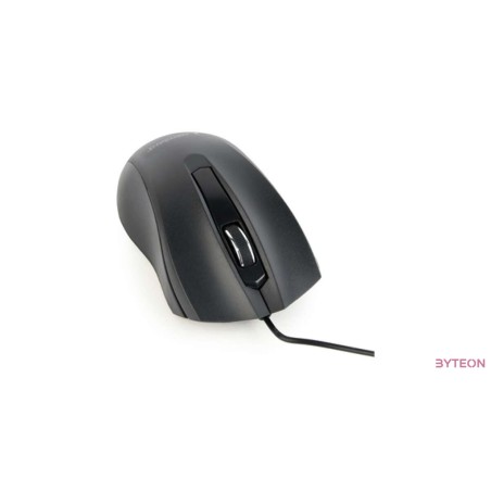 Gembird optical mouse MUS-3B-01, 1000 DPI, USB, Black, 1.35m cable length