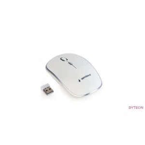Gembird Wireless optical mouse MUSW-4B-01-W, 1600 DPI, nano USB, white