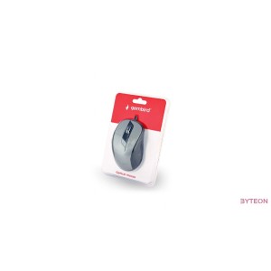 Gembird optical mouse MUS-6B-01-BG, 1600 DPI, USB, Black/spacegrey