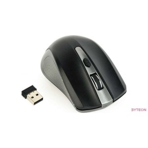 Gembird Wireless optical mouse MUSW-4B-04-GB, 1600 DPI, nano USB,spacegrey/black