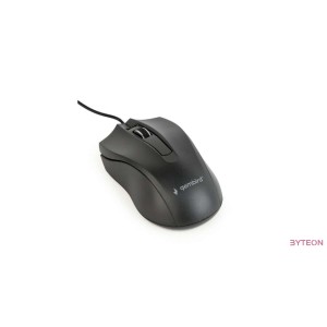 Gembird optical mouse MUS-3B-01, 1000 DPI, USB, Black, 1.35m cable length