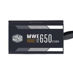 Cooler Master MWE 650 Black 230V - V2 tápegység 650 W 24-pin ATX ATX Fekete