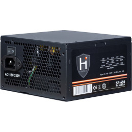 Inter-Tech HIPOWER SP-650 tápegység 650 W 20+4 pin ATX ATX Fekete