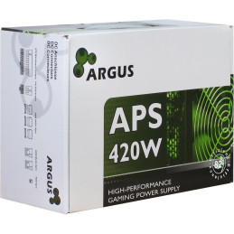 Inter-Tech Argus APS tápegység 420 W 20+4 pin ATX ATX Fekete