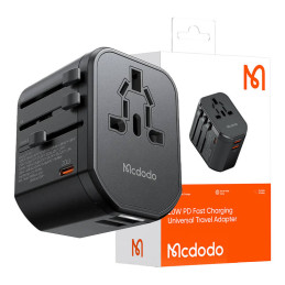 Universal wall charger Mcdodo EU/US/AU/UK CP-3471, PD 20W (black)