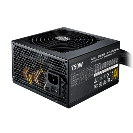 Cooler Master MWE 750W 80+ Gold V2 tápegység 24-pin ATX ATX Fekete