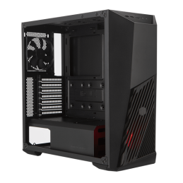 Cooler Master MasterBox K501L RGB Midi Tower Fekete