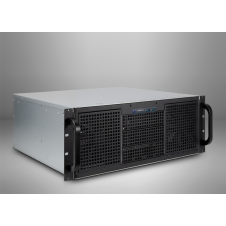 Inter-Tech 4U 40240 Rack Fekete, Szürke