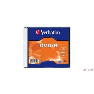 Verbatim DVD-R [ slim jewel case 100 | 4,7GB | 16x ]