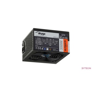 Akyga Ultimate ATX Power Supply 350W AK-U4-350 80+Bronze Fan12cm P8 4xSATA PCI-E