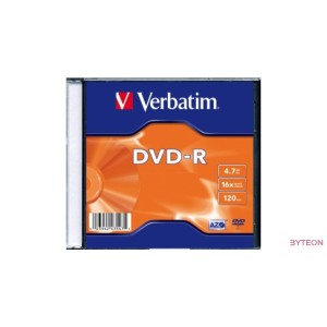 Verbatim DVD-R [ slim jewel case 100 | 4,7GB | 16x ]