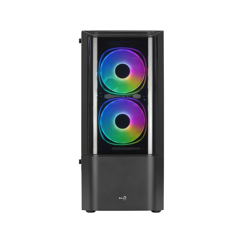 Aerocool Quantum V3 RGB (Ablakos) - Fekete