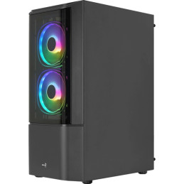 Aerocool Quantum V3 RGB (Ablakos) - Fekete