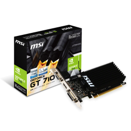 MSI GeForce GT710 LP 2GB DDR3 (Passzív)