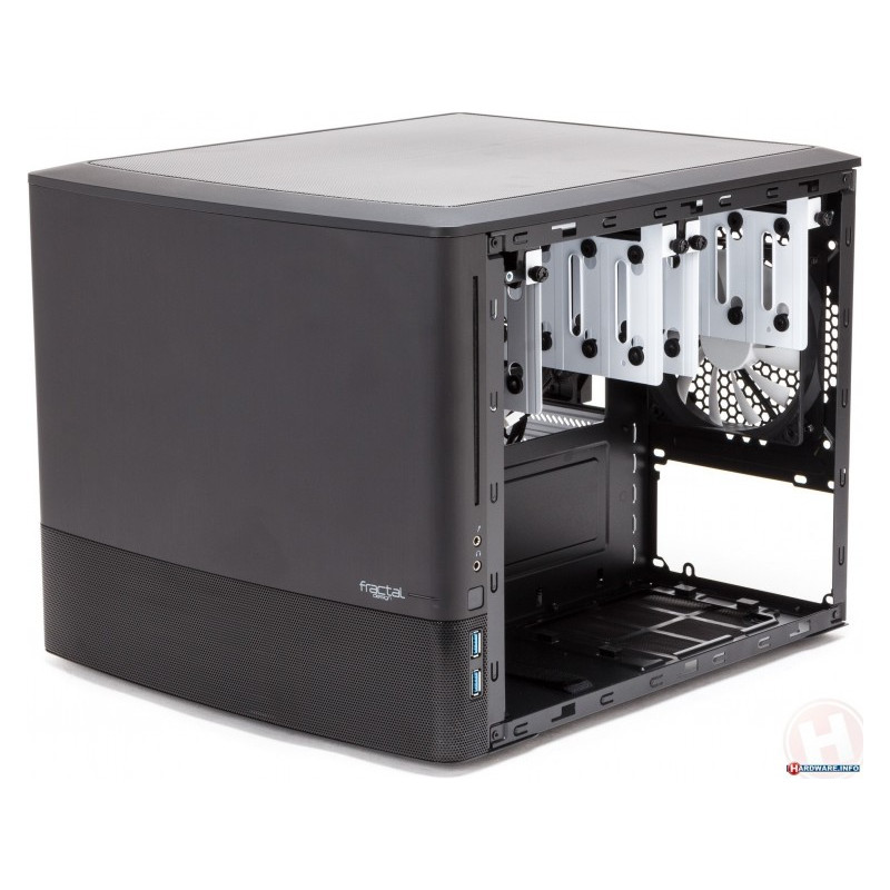 Fractal Design Node 804 (Ablakos) - Fekete