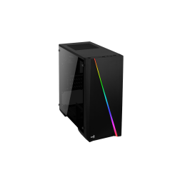 AeroCool Cylon mini RGB (Plexi Ablak) - Fekete